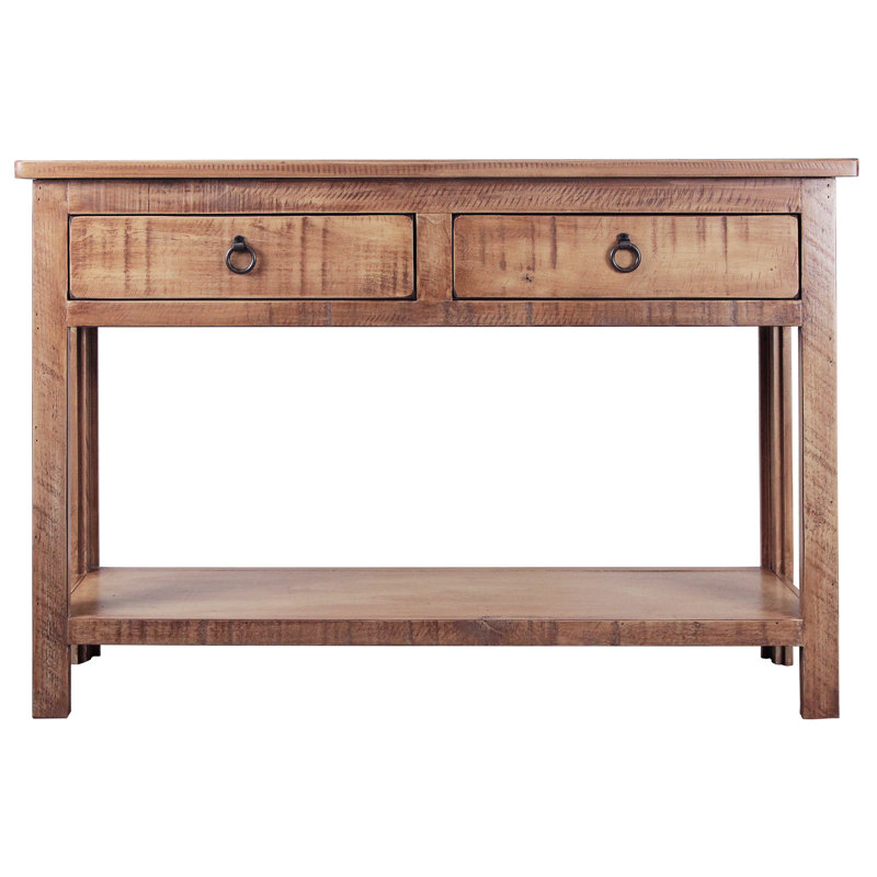 Console rustique Mari, Blanc doux rustique