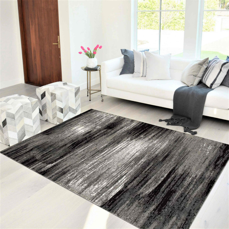 Abstract Indoor Rug, Rectangle 5' x 7'