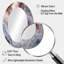 Miroir mural ovale moderne Stone Geode-1131135223