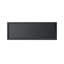 Tablette de niche 24 po pour douche en acier inoxydable rectangulaire de calibre 18 noir 