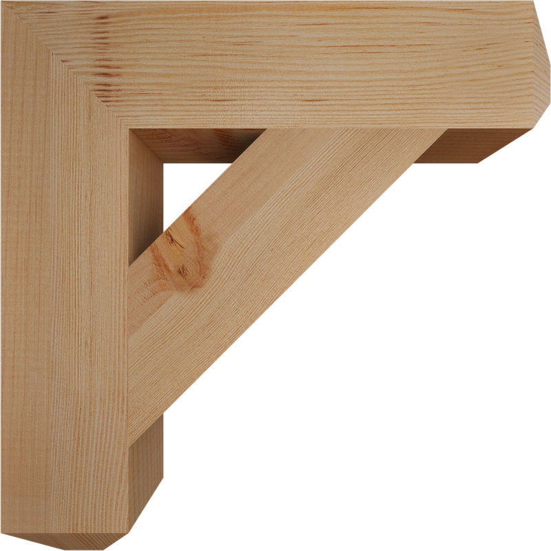 Support pour artisan traditionnel, H 18 po x l 3,5 po x P 18 po, Douglas (lisse)