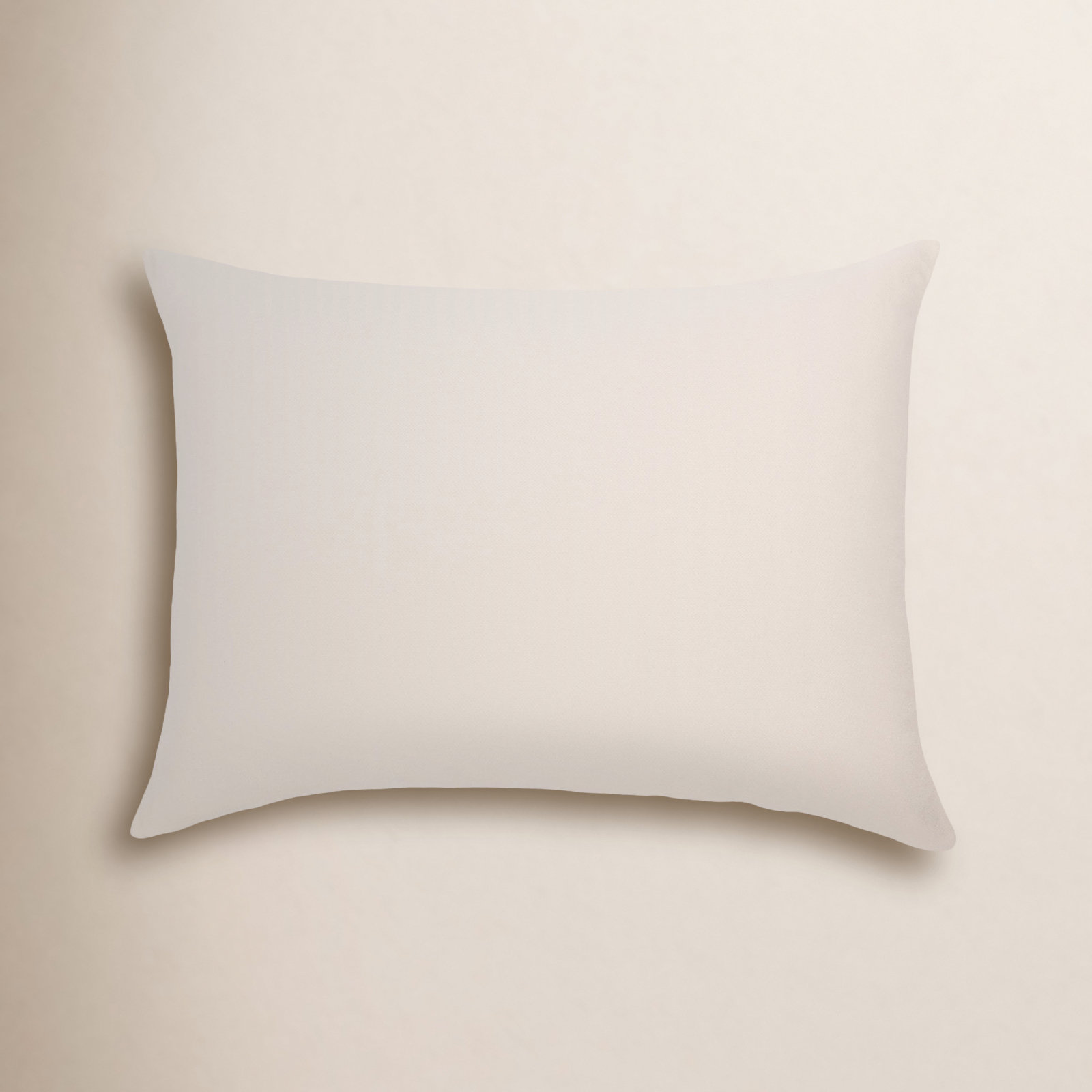 Mandy Cotton Throw Pillow, Ivory