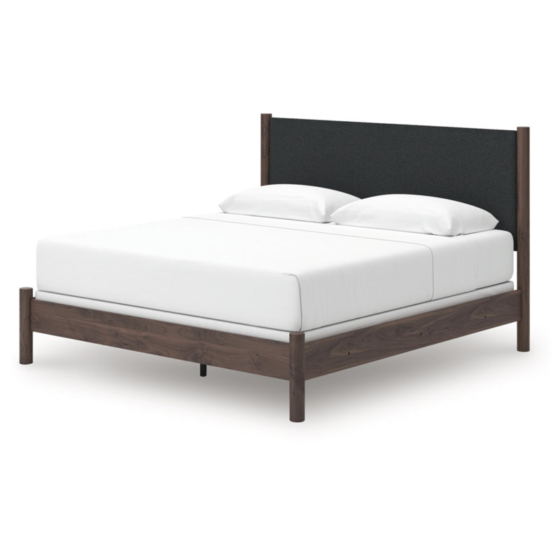 Cadmori King Upholstered Panel Bed, King