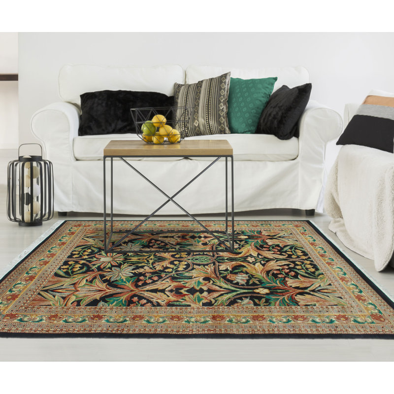 Pak-Persian Haniya Black Rug