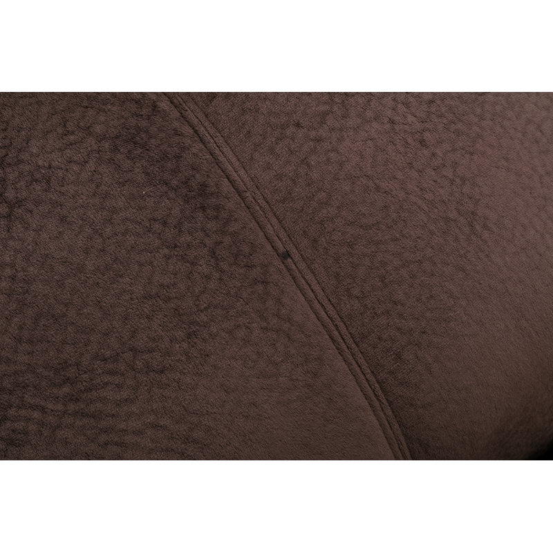 Causeuse Alizzon, Mélange de polyester chocolat