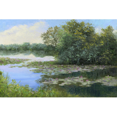 " Water Lily Pond " Painting Print