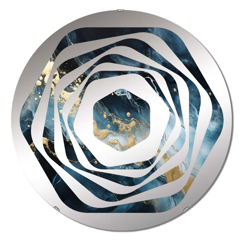 Kunikatsu - Miroir décoratif Amorphe, 31,4 po x 31,4 po