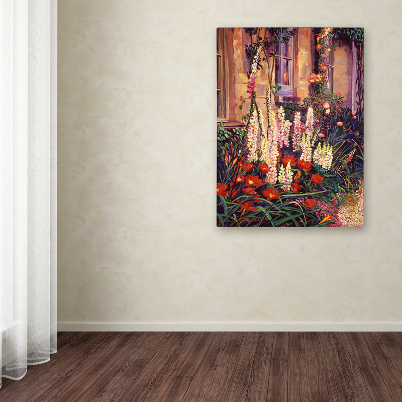 « english artisanat jardin », reproduction d’art sur toile tendue, H 32 po x l 24 po x P 2 po