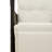  Reclining Garden Sofa Black, Cream White