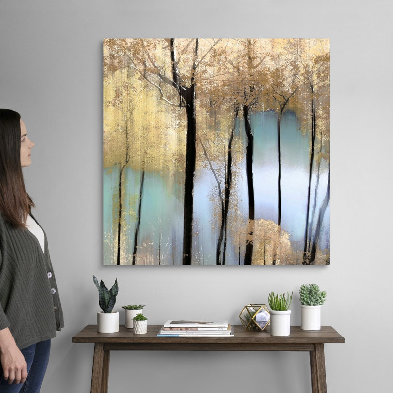 «Pastel Pond» par Alex Hanson - reproduction d'art sur toile, Toile tendue, H 36 po x l 36 po x P 1,25 po