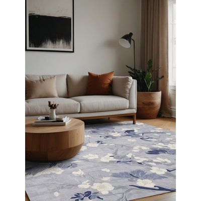 Tapis gris lavable à la machine