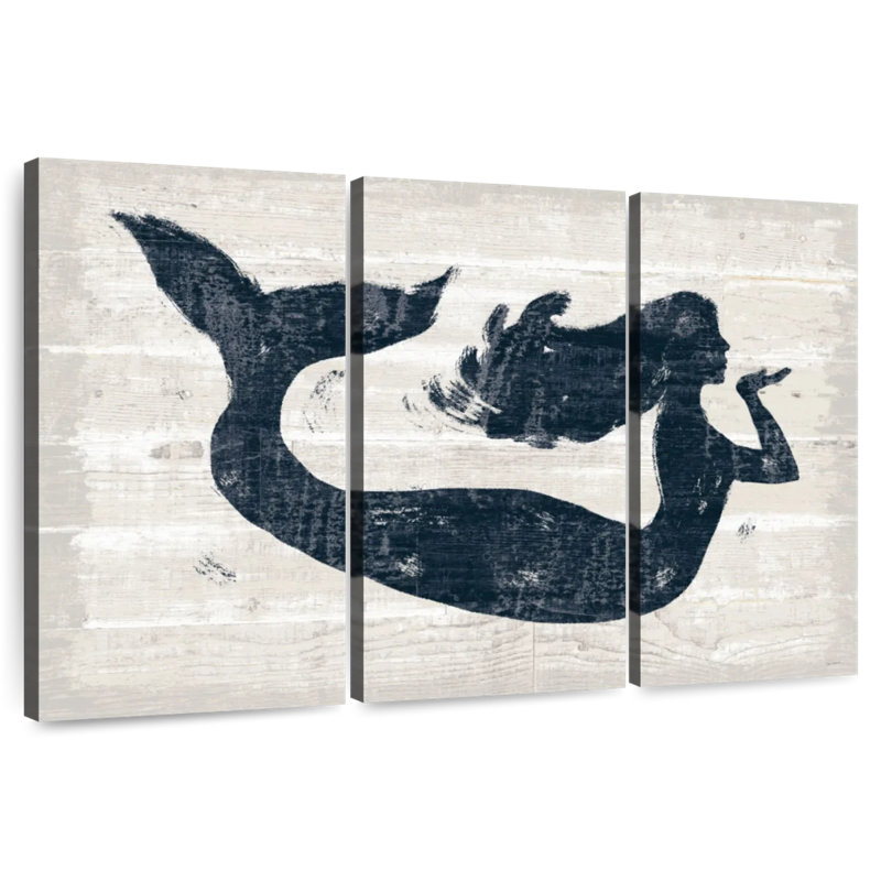 Kelan Driftwood Coast I - bleu, H 48 po x l 74 po