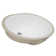 Ticor Sinks Belfast Series 19.5'' Porcelain Oval Bathroom Sink with Overflow