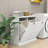 Laundry Sorter Cabinet - White, Made, Painted, Removable Cloth Bags, 120 Assembly, 100-Pound Load Capacity White With 2 Compartments, Construction, Painting, Detachable Capacity, Assembly Included-1983262002