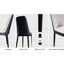 47 - 63" Extendable Dining Table And Chairs Comfortable, Long-term Use Expandable Configuration Fashionable,