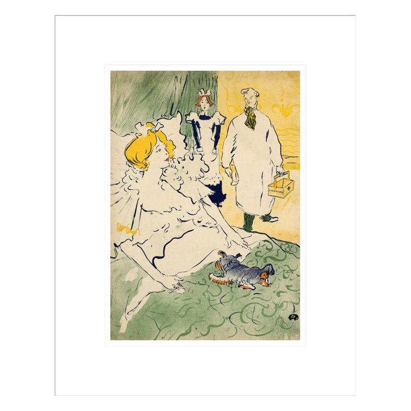 «L'Artisan Moderne» par Henri de Toulouse-Lautrec, impression giclée sur cadre, H 16,75 po x l 13,49 po