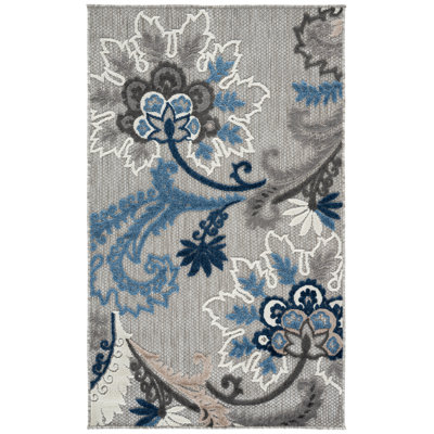 Tapis à motif floral Benning
