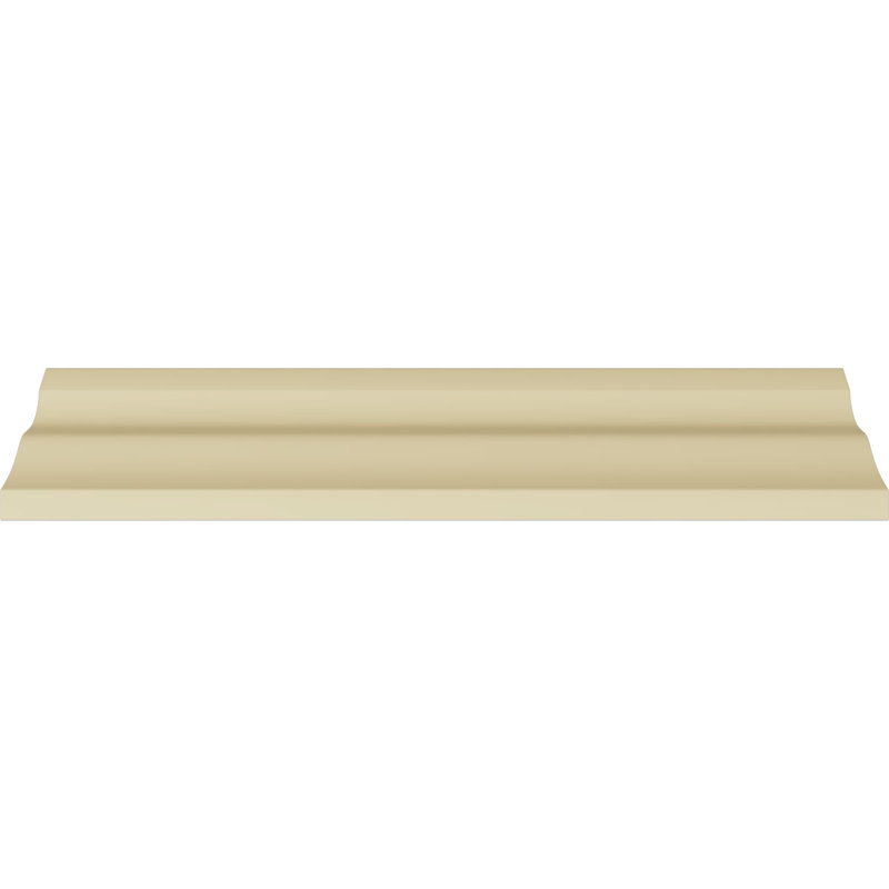 Primed White Polyurethane Dentil Crown Moulding 94.5"