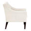 Chaise de jardin boutonnée beige: fabrication en contreplaqué, chaise d'appoint rembourrée en mousse haute beige: structure, housse de coussin de siège amovible, tissu texturé-1342793947