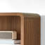 Bibliothèque 2 pièces H 71 po x l 32 po à 2 niveaux avec 2 portes, tablettes réglables et bords arrondis, grain de bois brun-131238996