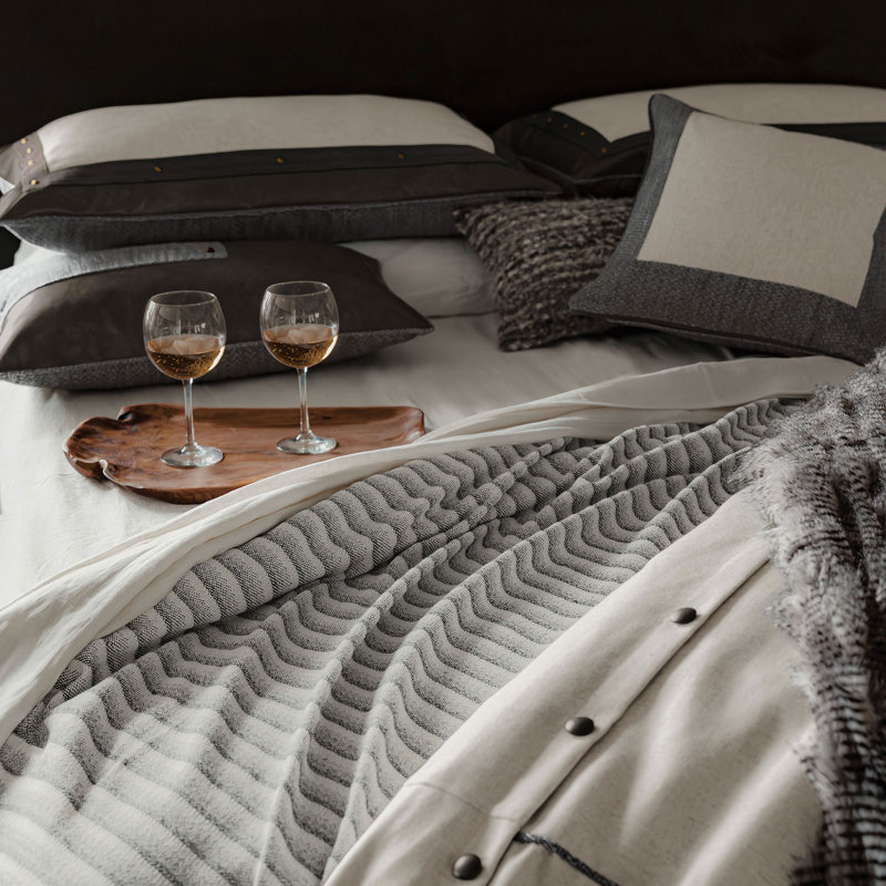 River Striped Coverlet, Queen Coverlet / Bedspread