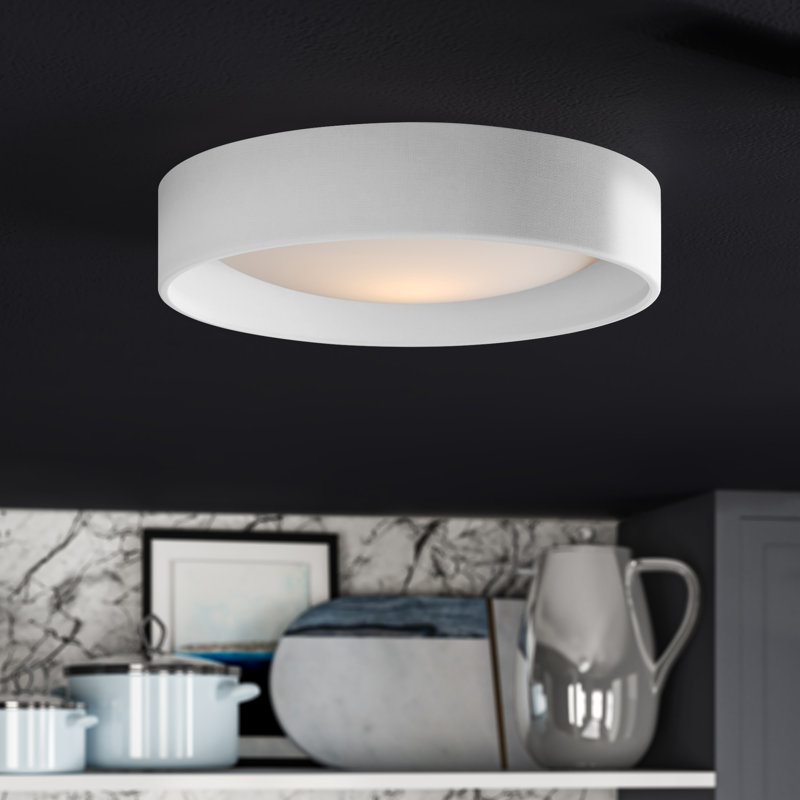Jeannie LED Flush Mount, White