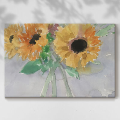 Sunflower View I -Gallery Wrapped Cavas