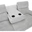 Upholstered Home Theater Seating with Cup Holder
