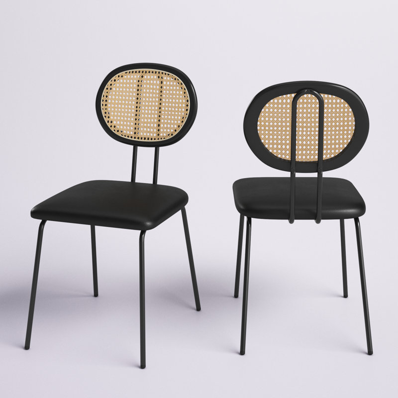 Chaise d'appoint Dawna, Noir