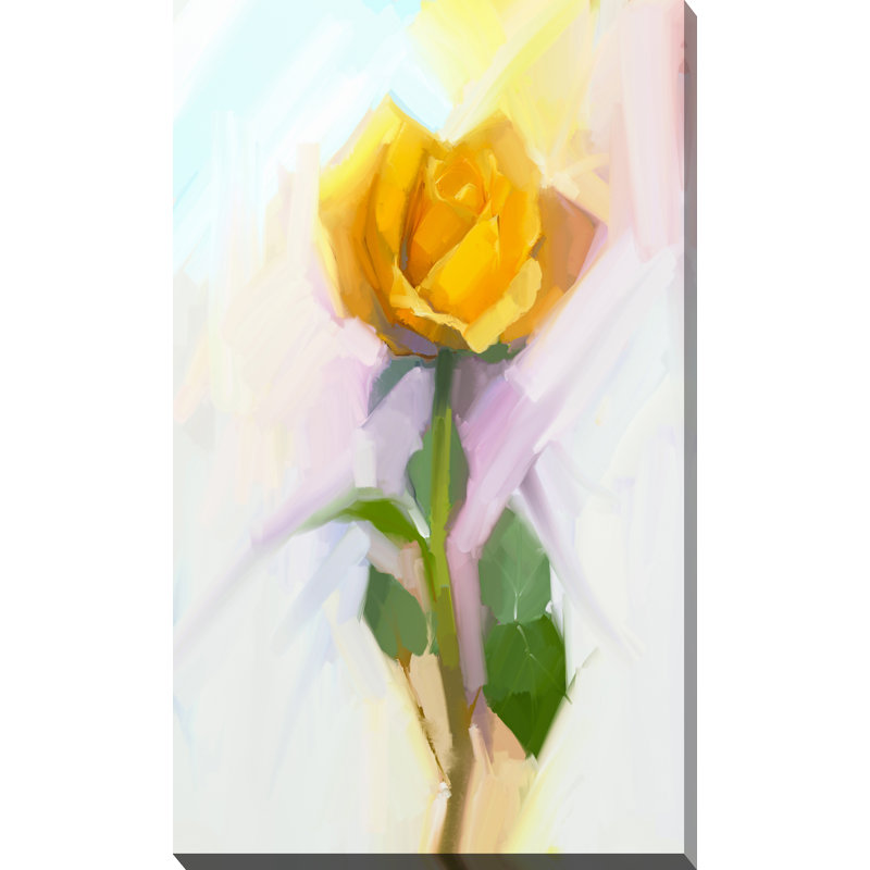 " Yellow Rose ", 60" H x 36" W x 1.5" D