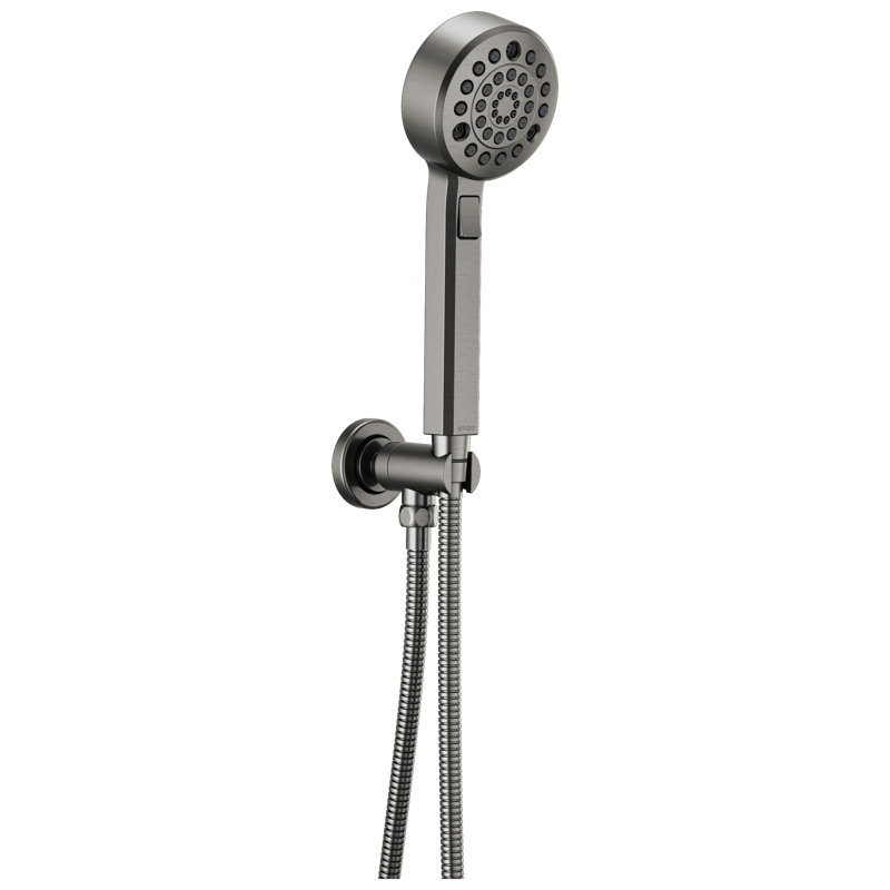 Levoir® H2OKinetic® Multi-Function Wall Mount Handheld Shower Head, Luxe Steel