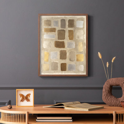 Sand Shaped I Framed Print - Solid Wood
