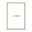 Cadre photo en bois massif Willette