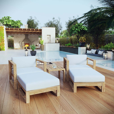Upland 5 Piece Seating Group with Cushions