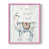 Cadre photo rose simple