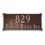 Estate 2-Line Lawn Address Sign