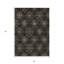 Tapis intérieur / extérieur 3 pi x 5 pi noir et gris lavable