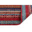 Tapis oriental oriental floral en laine noué à la main bourgogne brun Shirvan