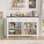 Buffet moderne 55,1 po Zosia, armoires de rangement crédence, tablettes réglables-1794634078