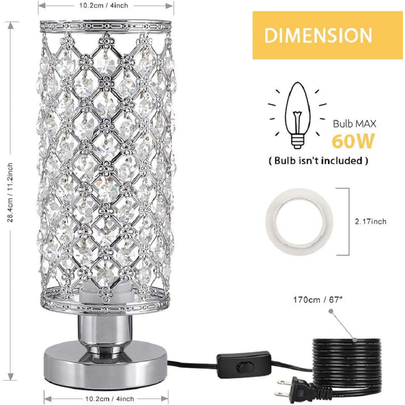 Lampe de table 11,2 po Forest Park