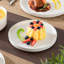 12-Piecee Porcelain Dinnerware Set, Dinner Plate, Dessert Plate And Bowl Set For 4 Person, Plain White-1976025533