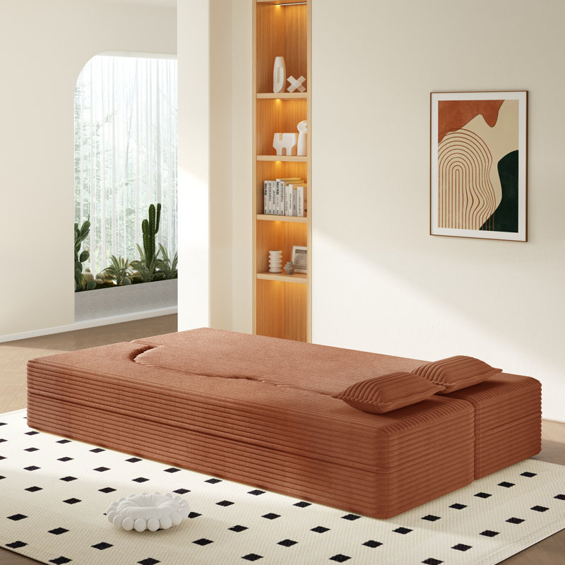 Modern Floor Sofa, Orange