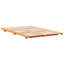 Floor Bed Frame Solid Pine Wood-304958896-304958900