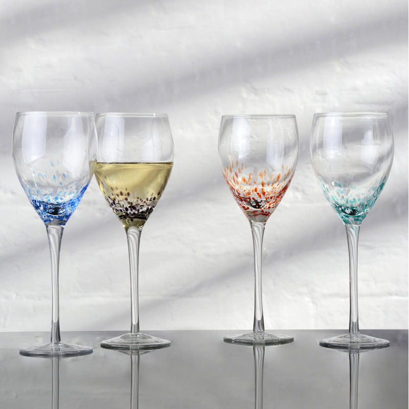 Speckle Wine Glasses