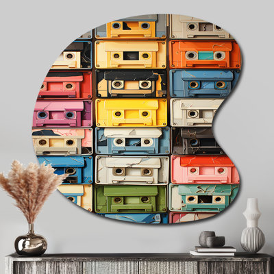 Ragsdale - Cassette à ruban asymétrique, décoration murale en métal de forme unique