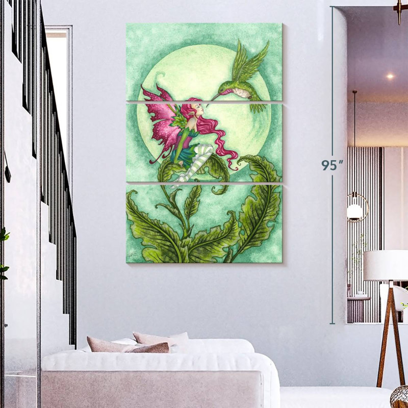 Kelan Flirting, 74'' H x 48'' W
