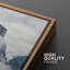 "Cloudy Mountain Range Forest Vista", reproduction de paysage sur toile, 2 pièces-92285470-92285474