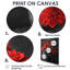 «Red», gris, charme rustique en pot - décoration murale de mamans-73990354-73990355