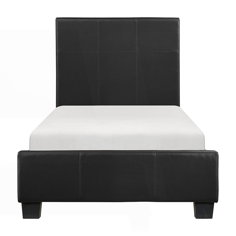 Lit plateforme contemporain, Noir