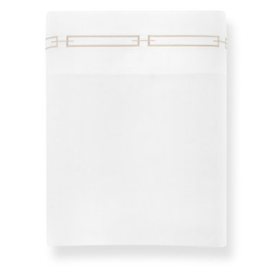 Stanza 420 Thread Count Egyptian-Quality Cotton Flat Sheet